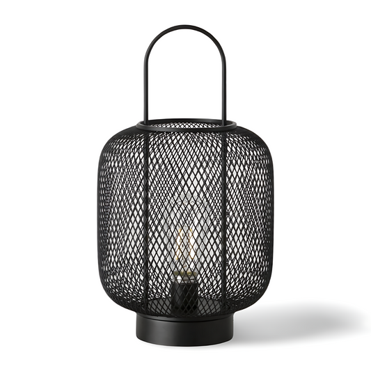 Sfeerlamp Lantaarn Op Batterijen Zwart