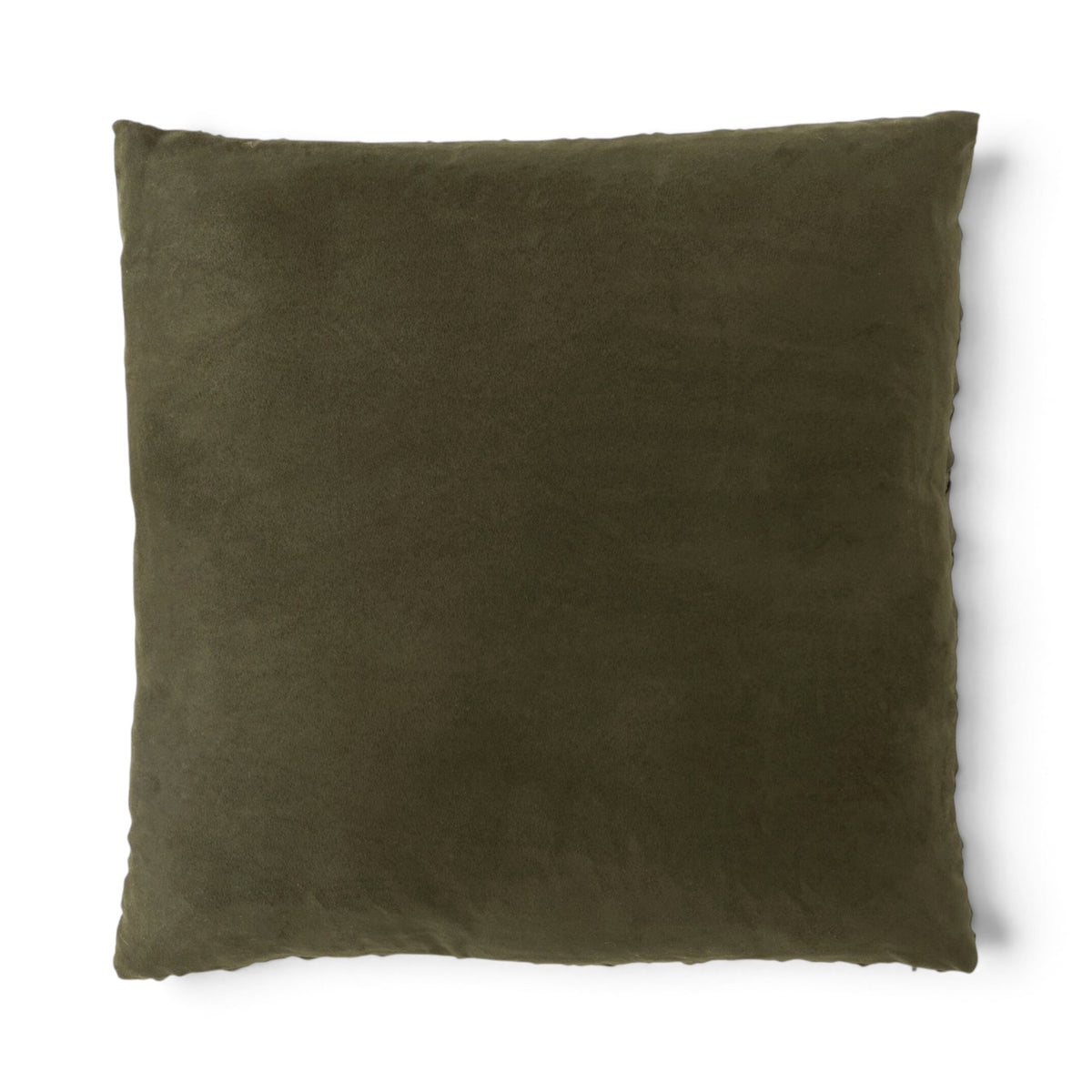 Stoer Sierkussen Olijfgroen 45 x 45 Achterkant