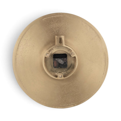Wandklok Goud Metaal Ø 38 cm Achterkant