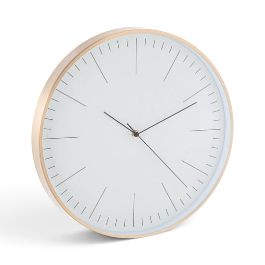 Wandklok Goud Modern Messing Ø 40 cm
