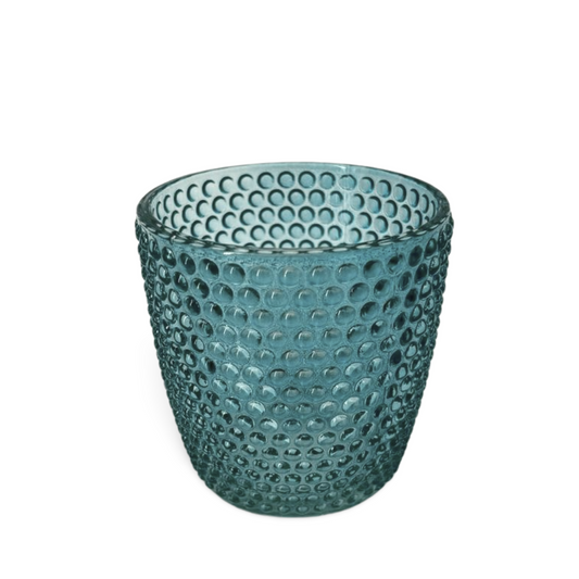 Waxinelichthouder Blauw Glas