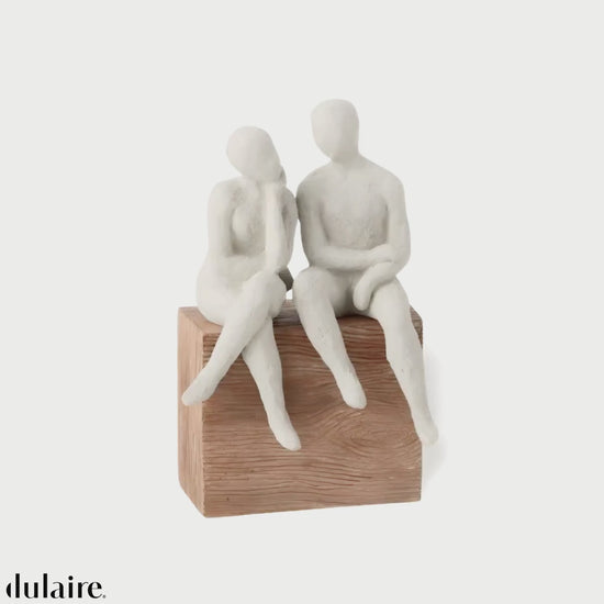 Beeldje Liefdespaar Koppel Abstract